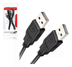 Cabo Usb Macho para Macho Nas Duas Pontas Tipo A 1,5m Kapbom
