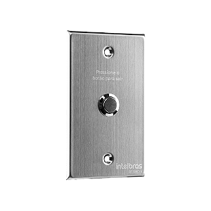 Acionador Abertura Inox Embutir 4X2 BT 5000 IN - Intelbras
