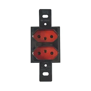 Tomada Klin 2 Tomadas 2P+T 10A Verm (Sem Placa) - Weg