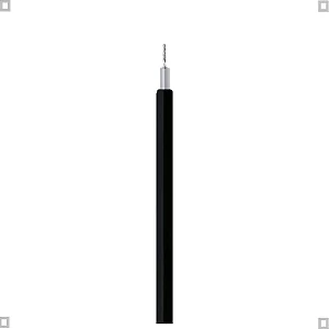Cabo Alta Isolação 4MM 24AWG Preto 1 M