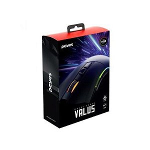 Mouse Gamer Valus 12400 Dpi Rgb 8 Botoes PMGVLBV - Pcyes