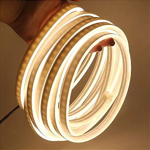 Fita Led Flexível 5m Branco Quente sem fonte