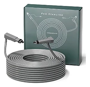 Cabo De Reposição Antena Starlink 30mt Antena Roteador Gen2