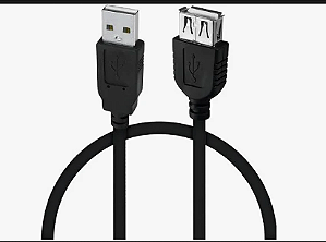 Cabo Usb Extensor 2.0 Macho X Fêmea Adaptador C/ 2,00 Metros