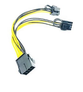 Pces 8 Pinos Pci Express Para Dupla Pcie 6 + 2 Pinos Cabo De Alimentação Placa Gráfica Placa, Cabo De Dados De Energia 2