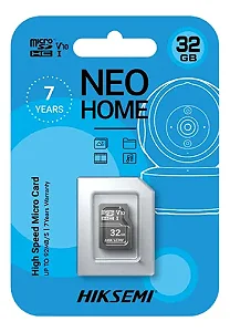 Cartão De Memória 32gb Microsdhc Para Camera Hiksemi Neo Home