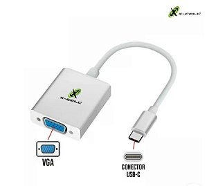 Conversor  USB-C x VGA xc-adp-43