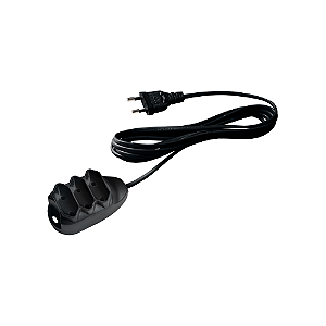Extensão Elétrica 3 Tomadas 2 Pinos 10A 5M Preta Ext 2005 - Intelbras