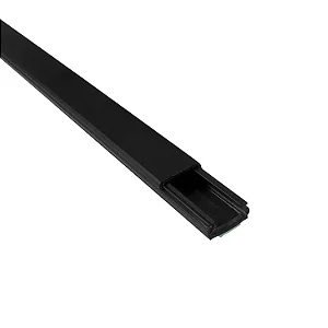 Canaleta Pvc Preta Sem Divisoria HTA2010 Minicanal - Hellermanntyton