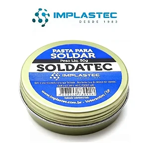 PASTA PARA SOLDA SOLDATEC 50g Implastec