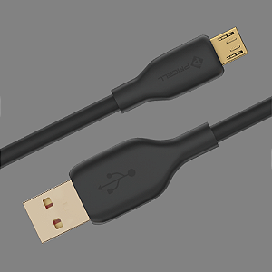 Cabo De Carregador Turbo Pmcell Cb-18 Micro-USB 1m Preto