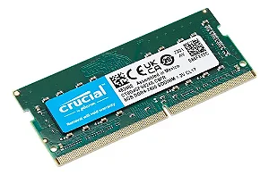 Memória Ram color verde 8GB Ddr4 2400Mhz 1 Crucial CT8G4SFS824A