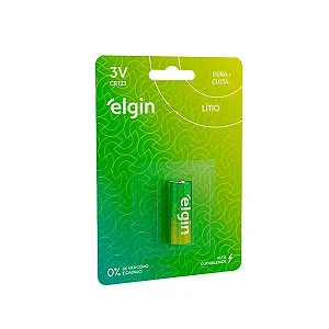 Bateria Cr123 3v - Elgin
