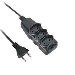 Extensão Elétrica 3 Tomadas 2P Cabo 3M - Elgin