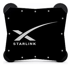 Case Starlink Mini Pvc Exp Imã 66 Ultra Fixação Preto