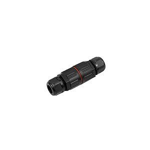 Emenda Terminal Ip68 3pin Awg14 Preta Preto Preto