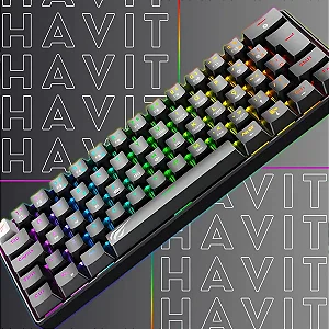 Teclado Mecanico Havit Kbl11L Preto S.Red Rgb