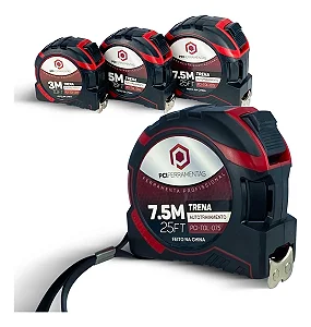 FITA METRICA EMBORRACHADA PROFISSIONAL 7,5 METROS