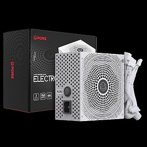 Fonte Gamer Electro V2 750W White Ghost 80 Plus Bronze - Pcyes