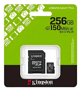 Cartao M.Sd Kingston Sdcs3 256GB S. Plus