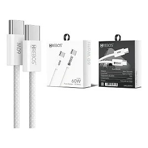 CABO HREBOS USB-C/USB-C CB-385C 1.5M BCO