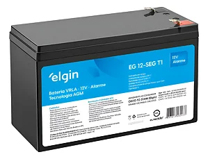 Bateria Vrla Agm 12V Alarme EG 12 Seg T1