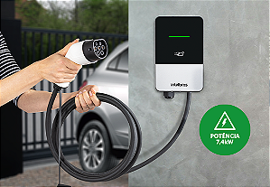 Estação Recarga Para Veículos Elétricos Home 7,4 KW Eve 0074H - Intelbras