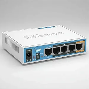 Access Point Indoor MikroTik hAP RB951Ui-2nD Banda Única 2.4GHz