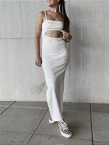 vestido isadora off white