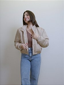 jaqueta puffer mel