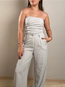 calça bela cinza