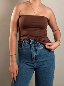 blusa mary marrom