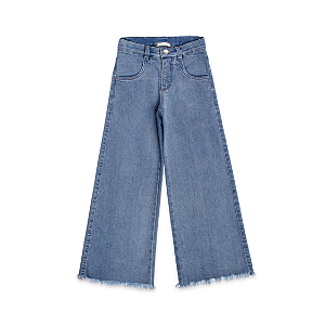 CALCA JEANS WIDE LEG