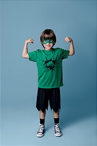 CONJUNTO BERMUDA E CAMISETA MENINO VERDE