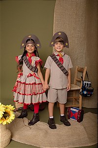 CONJUNTO CAMISA E BERMUDA LAMPIAO