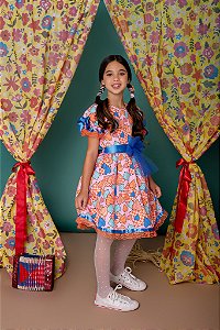 VESTIDO JUNINO CORAÇÕES