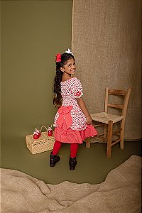 VESTIDO JUNINO LASTEZ MORANGUINHOS