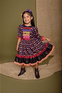 VESTIDO BANDEIRINHA JUNINO