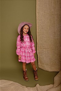 CONJ SAIA COM CAMISA XADREZ