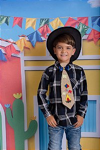 CAMISA MASCULINA FLANELADA JUNINA