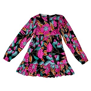 VESTIDO VISCOSE ESTAMPADO AYRA