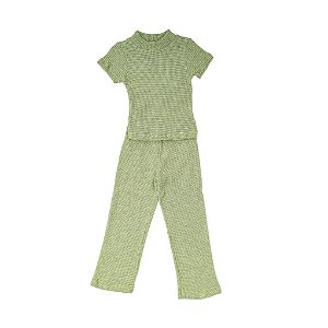 CONJ CALÇA E BLUSA DE TRICOT