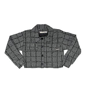 JAQUETA FEMININA XADREZ LUREX