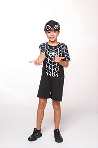 MACACÃO MENINO TEIA BLACK