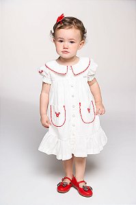 Vestido tricoline slub