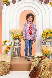 CAMISA ML TRICOLINE XADREZ