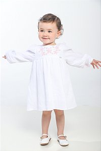 VESTIDO COM BORDADO FLORES