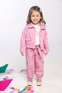 CONJ CALÇA E CASACO COM BLUSA