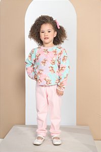 CONJ PIJAMA CALCA E BLUSA URSO