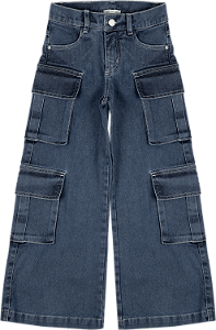 CALÇA CARGO COM 4 BOLSOS